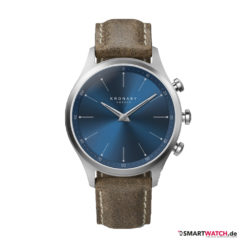 Kronaby Sekel, Leder - Braun/Silber/Blau - 41mm