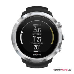 Suunto D5, Silikon - Schwarz/Silber