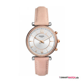 Fossil Q Carlie, Leder - Rosa/Rosegold