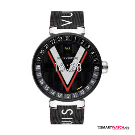 Louis Vuitton Tambour Horizon 2, Edelstahl - Schwarz