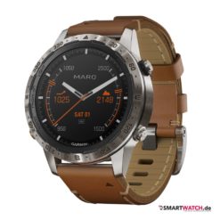 Garmin Marq Expedition Time, Leder - Braun/Silber