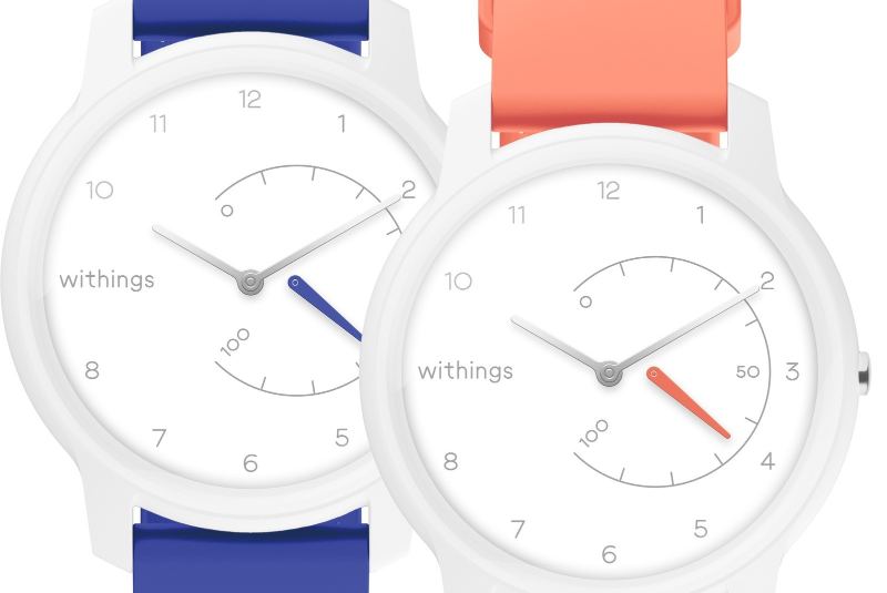 Withings Move ECG Ziffernblatt zwei Smartwatches