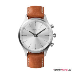 Kronaby Sekel - 41mm, Leder - Hellbraun/Silber