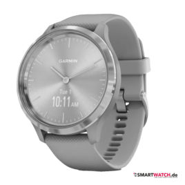 Garmin vivomove 3, Silikon - Grau/Silber