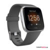 Fitbit Versa Lite, Silikon - Grau/Silber