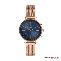 Fossil Cameron, Edelstahl - Rosegold/Blau