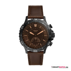 Fossil Garret Hybrid Smartwatch - Dunkelbraun/Schwarz