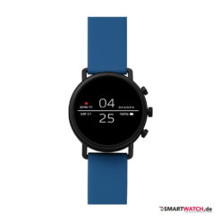 Skagen Smartwatch Falster 2, Silikon - Blau/Schwarz