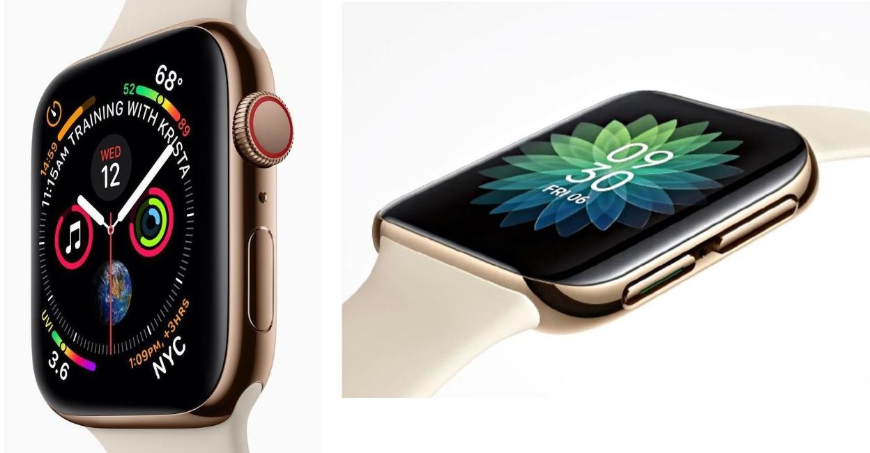 apple watch vs. oppo smartwatch