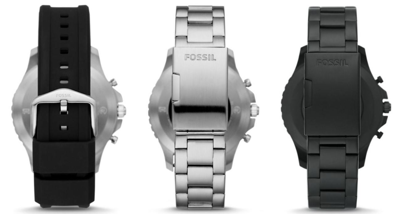 fossil dive hr hybrid smartwatch varianten rueckseite