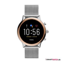 fossil julianna hr mesh silber rosegold