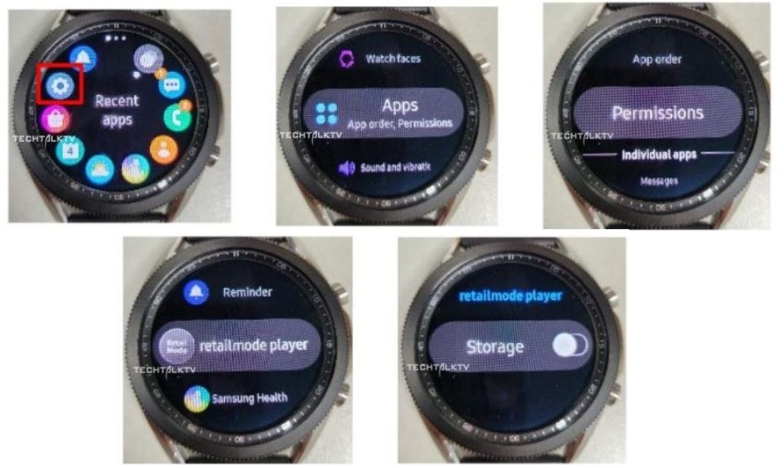 samsung galaxy watch 3 menue leak smartwatch