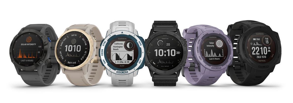 garmin solar fitness uhren juli 2020 varianten