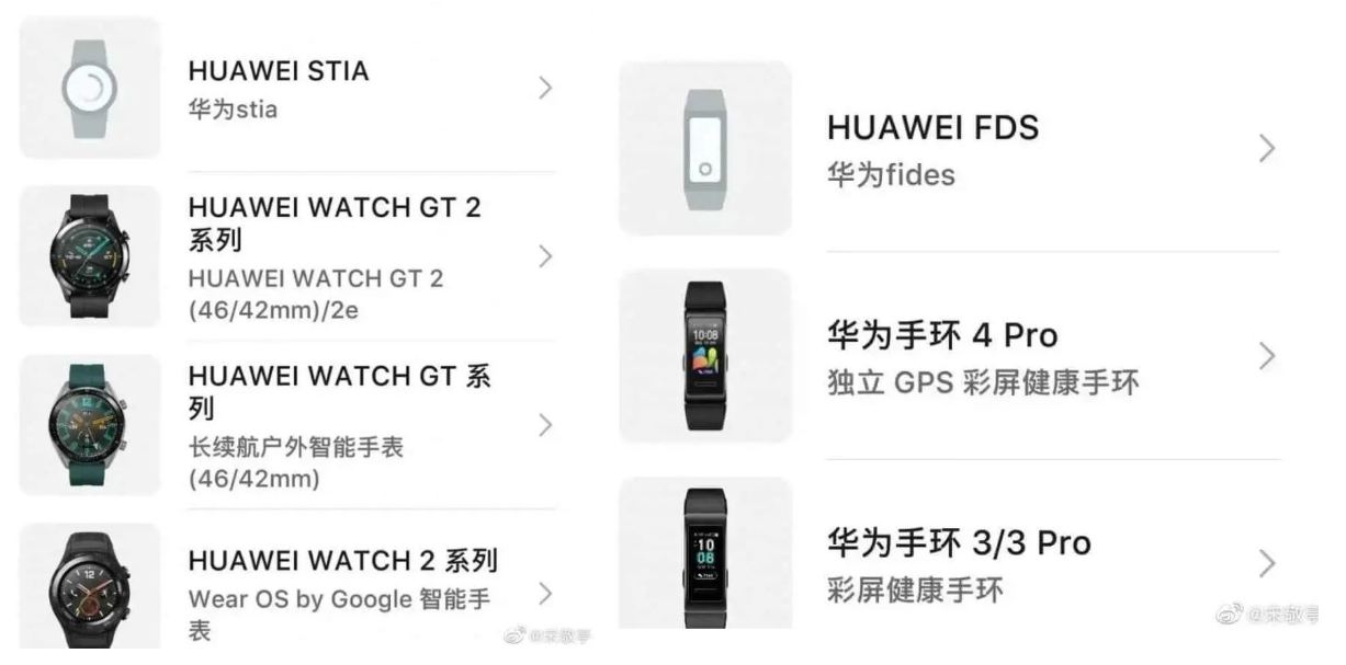 screenshot huawei mate watch leak aus app