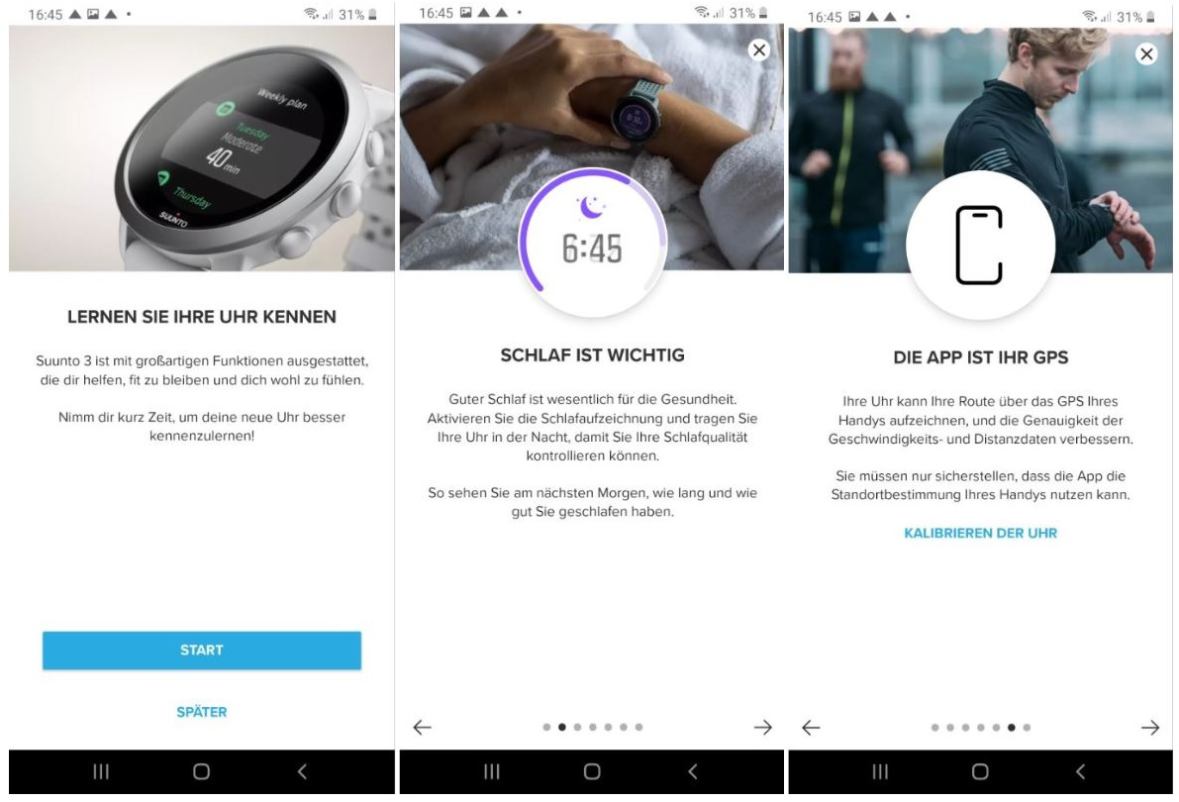 suunto 3 fitness uhr test app einrichtung