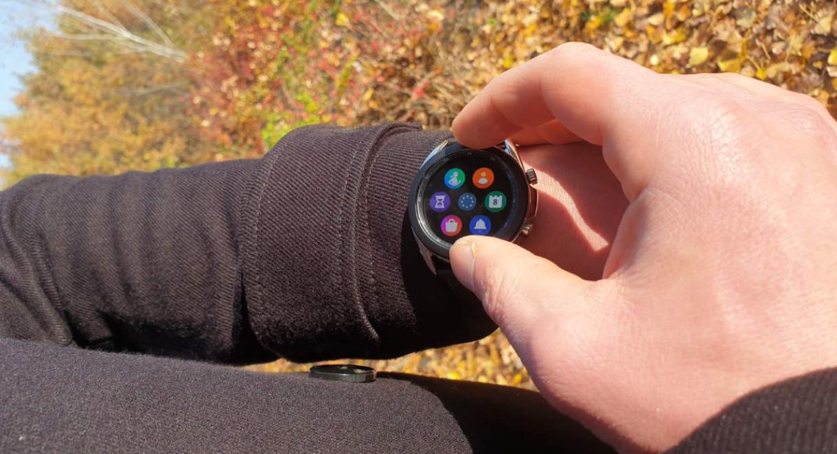 samsung galaxy watch 3 smartwatch test drehbare luenette