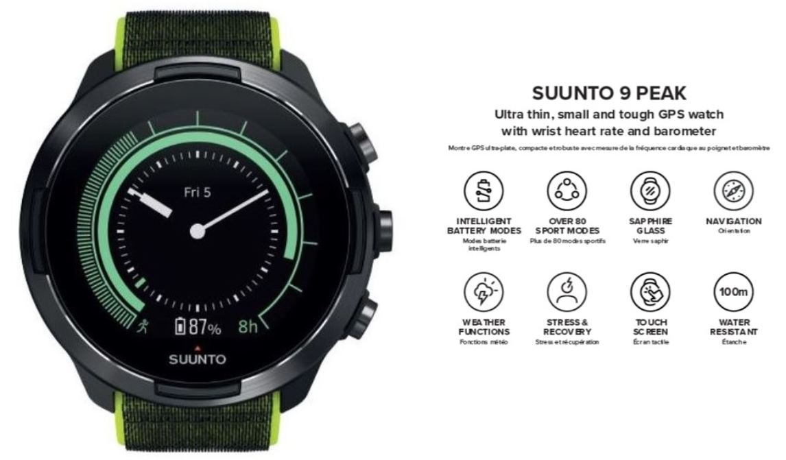 suunto 9 peak fitness uhr