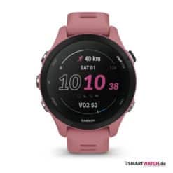 garmin forerunner 255s altrosa schwarz