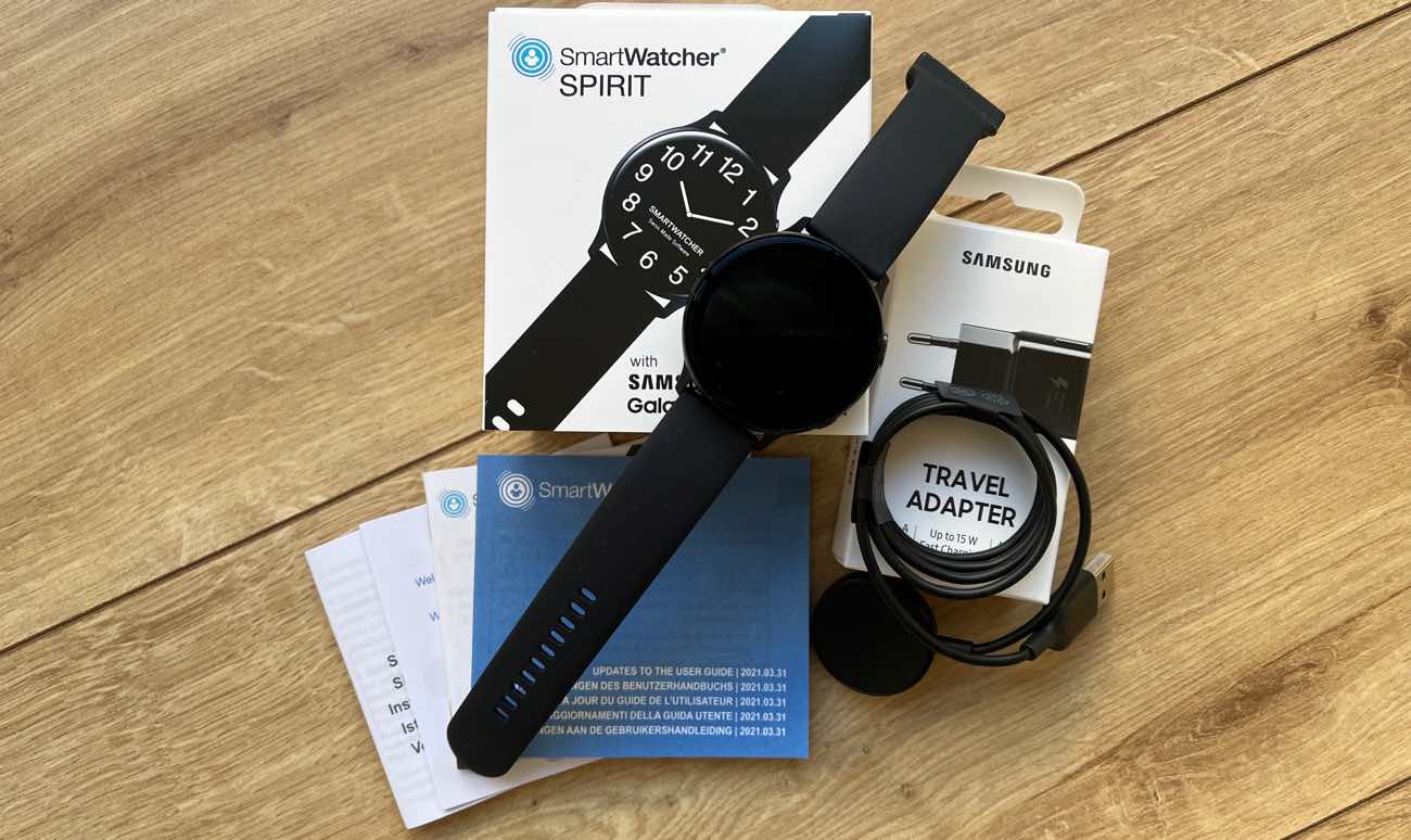 Smartwatcher Spirit Lieferumfang und Verpackung