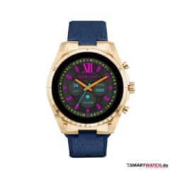 michael kors access gen 6 bradshaw blau gold