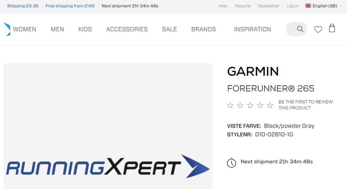 leak garmin forerunner 265 fitness uhr