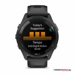 garmin forerunner 265 schwarz hellgrau