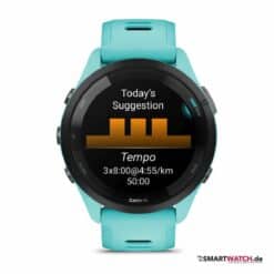 garmin forerunner 265 tuerkisblau schwarz