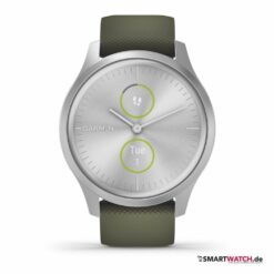 garmin vivomove style silber moosgruen