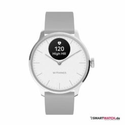 withings scanwatch light grau weiss silber