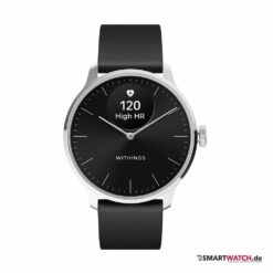 withings scanwatch light schwarz silber