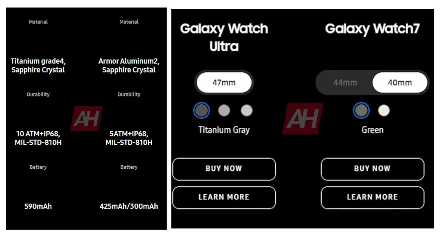 leak samsung galaxy watch 7 smartwatch