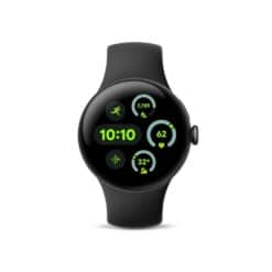 google pixel watch 3 bluetooth 41 mm matte black obsidian