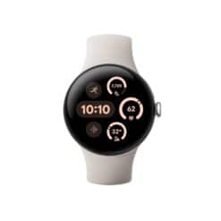 google pixel watch 3 bluetooth 41 mm silver porcelain