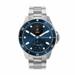 withings scanwatch nova blau silber