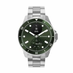 withings scanwatch nova gruen silber